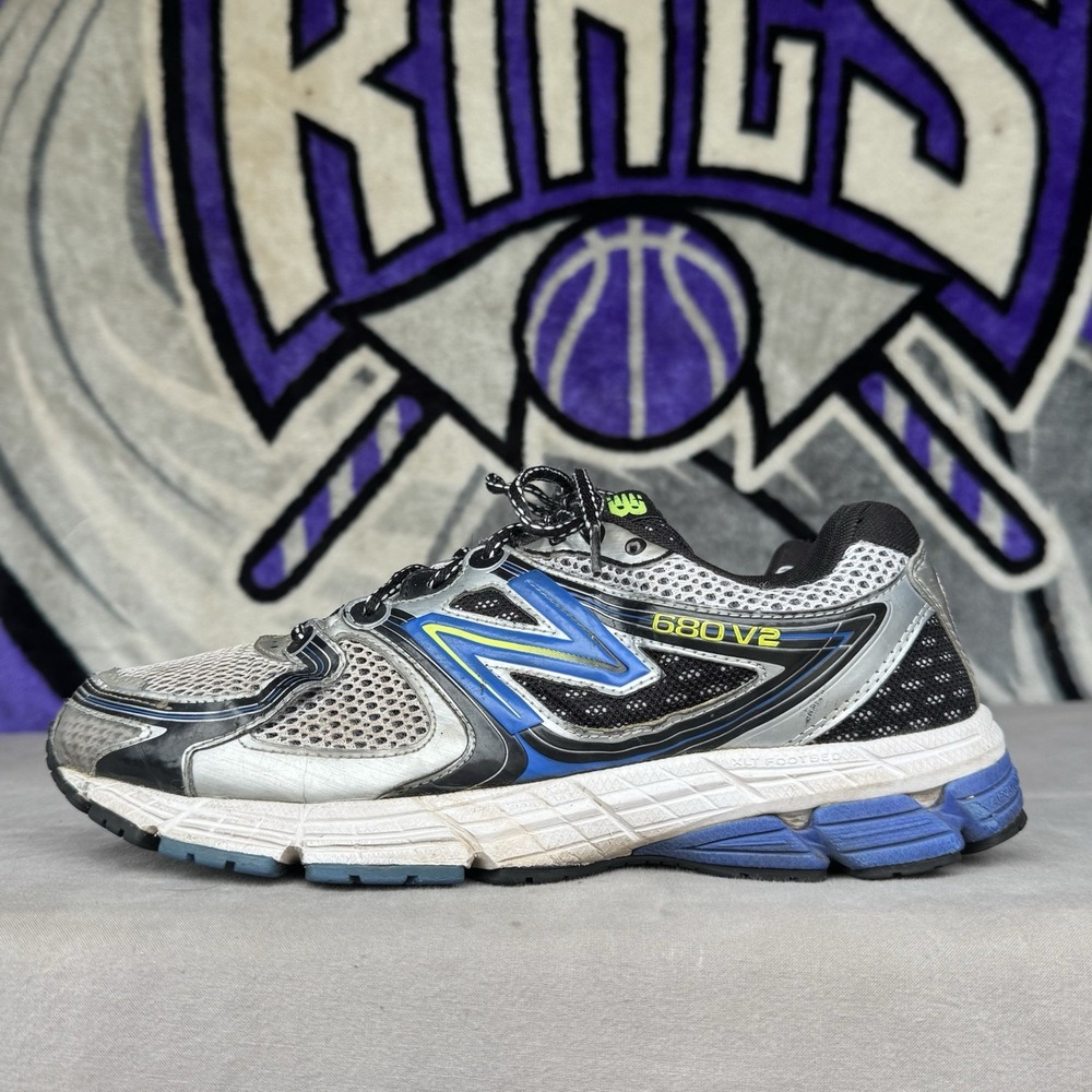 Size‎ 11 4E - New Balance Running Shoes Men 680 V2 Blue Gray Trainer